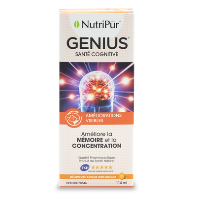 Genius Adulte - Nutripur - MƩmoire et concnetration - TDAH/TDA adult - DƩterioration cognitive