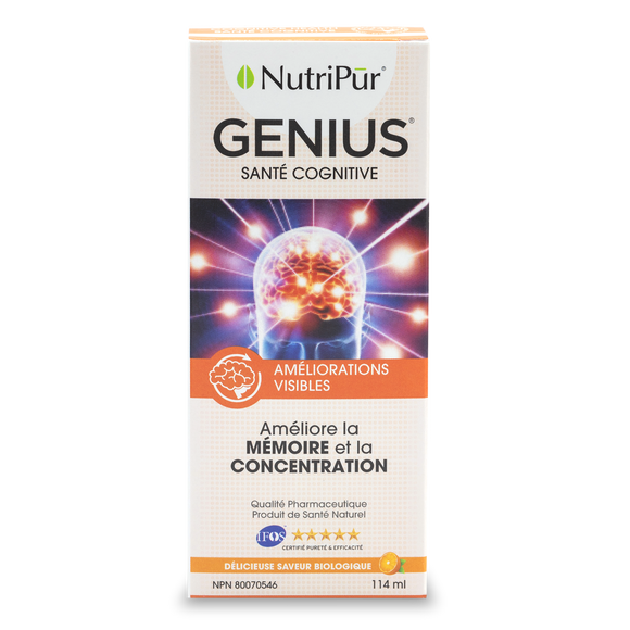Genius Adulte - Nutripur - MƩmoire et concnetration - TDAH/TDA adult - DƩterioration cognitive