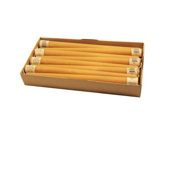 Honey Candles - 12 Inch Taper Case of 24 by Honey Candles - Ebambu.ca natural health product store - free shipping <59$