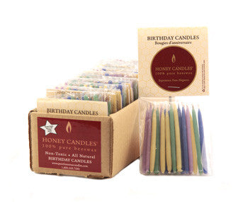 Honey Candles - Birthday Candles Case by Honey Candles - Ebambu.ca natural health product store - free shipping <59$