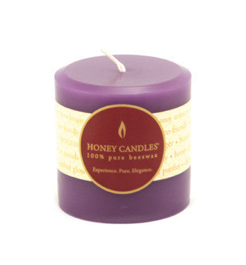Honey Candles - Round Pillars - 13 colours by Honey Candles - Ebambu.ca natural health product store - free shipping <59$