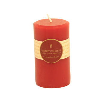 Honey Candles - Round Pillars - 13 colours by Honey Candles - Ebambu.ca natural health product store - free shipping <59$