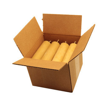Honey Candles - 6 Inch Column Case of 12 by Honey Candles - Ebambu.ca natural health product store - free shipping <59$