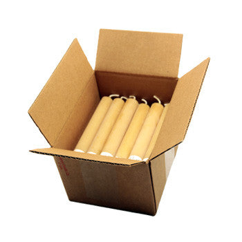 Honey Candles - 6 Inch Tube Case of 24 by Honey Candles - Ebambu.ca natural health product store - free shipping <59$