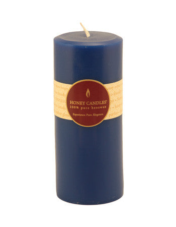 Honey Candles - Round Pillars - 13 colours by Honey Candles - Ebambu.ca natural health product store - free shipping <59$