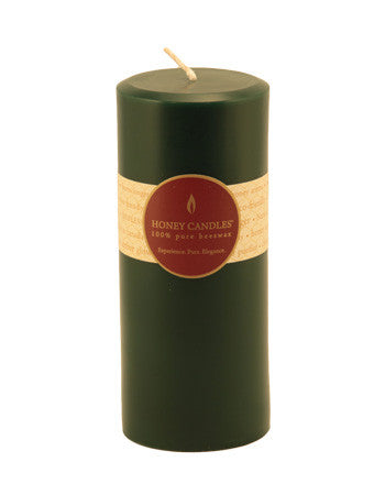 Honey Candles - Round Pillars - 13 colours by Honey Candles - Ebambu.ca natural health product store - free shipping <59$