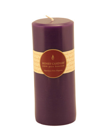 Honey Candles - Round Pillars - 13 colours by Honey Candles - Ebambu.ca natural health product store - free shipping <59$