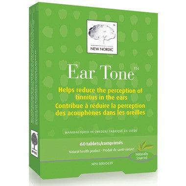 New Nordic Ear Tone 30 tabs by New Nordic - Ebambu.ca natural health product store - free shipping <59$