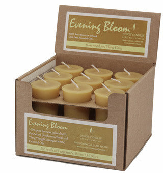 Honey Candles - Essential Votives Candles scented with essential oils Case of 18 Units by Honey Candles - Ebambu.ca natural health product store - free shipping <59$
