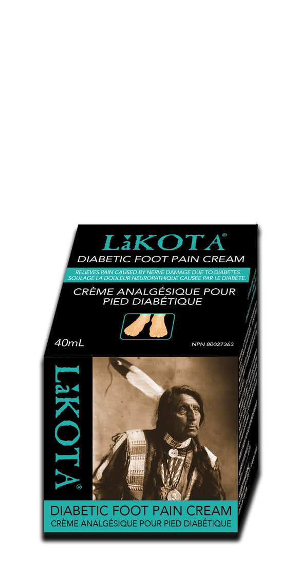 Lakota Diabetic Foot Pain Cream by Lakota - Ebambu.ca natural health product store - free shipping <59$