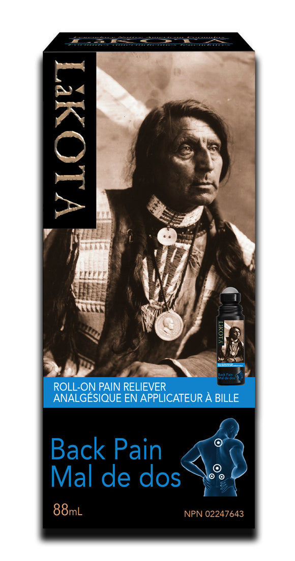 Lakota Back Pain Roll On by Lakota - Ebambu.ca natural health product store - free shipping <59$