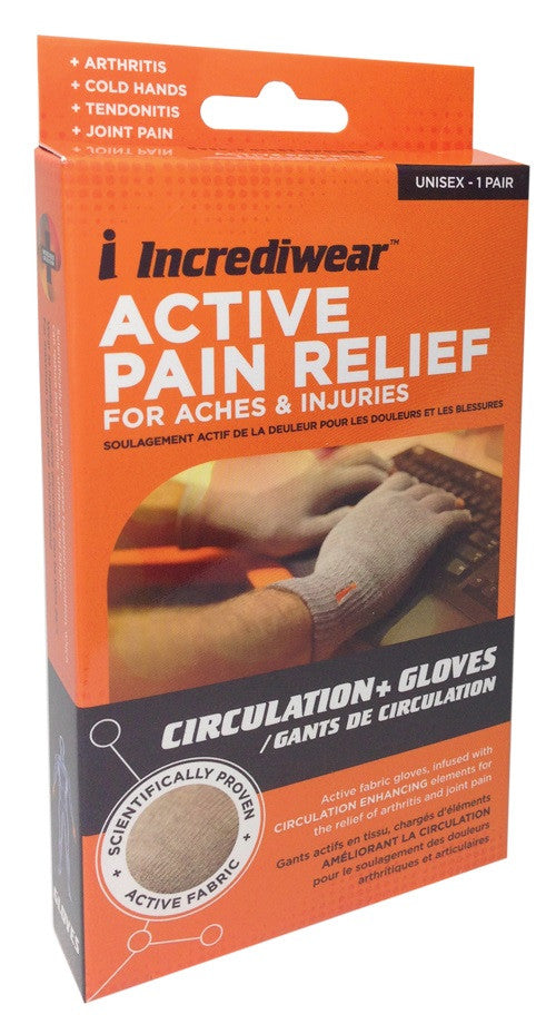 Incrediwear Circulation+ Gloves by Incrediwear - Ebambu.ca natural health product store - free shipping <59$