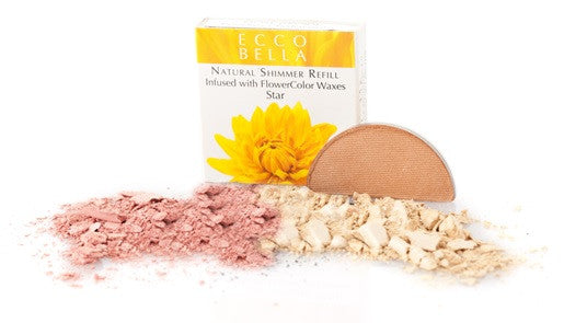 Ecco Bella Flower Color Shimmer Dust - 4 colours by Ecco Bella - Ebambu.ca natural health product store - free shipping <59$