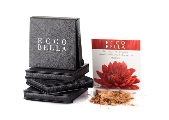 Ecco Bella Flower Color Face Powder - 4 colours by Ecco Bella - Ebambu.ca natural health product store - free shipping <59$
