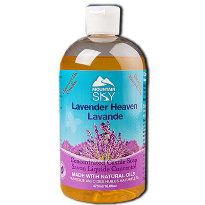 Mountain Sky Liquid Castile Soap by Mountain Sky - Ebambu.ca natural health product store - free shipping <59$