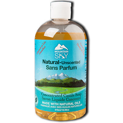 Mountain Sky Liquid Castile Soap by Mountain Sky - Ebambu.ca natural health product store - free shipping <59$