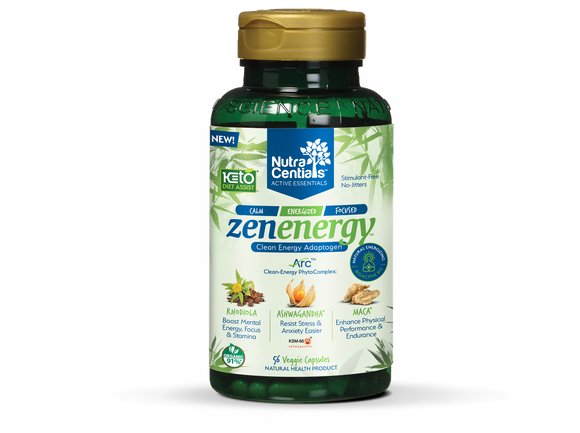Nuvocare - ZenEnergy With KSM-66 56Vcaps by Nuvocare - Ebambu.ca natural health product store - free shipping <59$