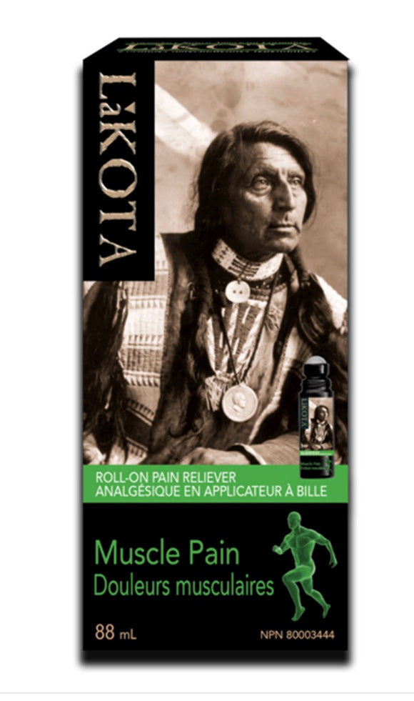 Lakota Muscle Pain Roll On by Lakota - Ebambu.ca natural health product store - free shipping <59$