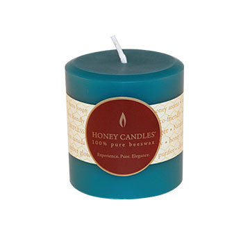 Honey Candles - Round Pillars - 13 colours by Honey Candles - Ebambu.ca natural health product store - free shipping <59$