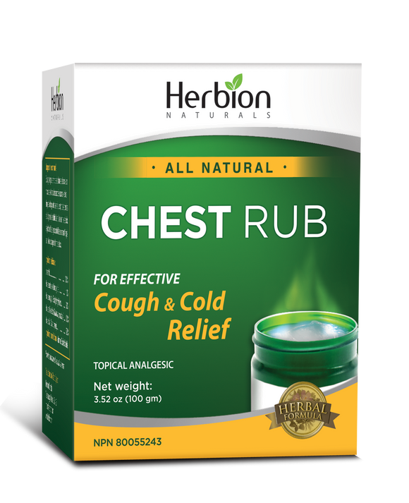 Herbion Chest Rub 3.52 oz by Herbion - Ebambu.ca natural health product store - free shipping <59$