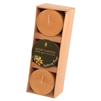 Honey Candles - Essential Votives Candles scented with essential oils Pack of 3 by Honey Candles - Ebambu.ca natural health product store - free shipping <59$