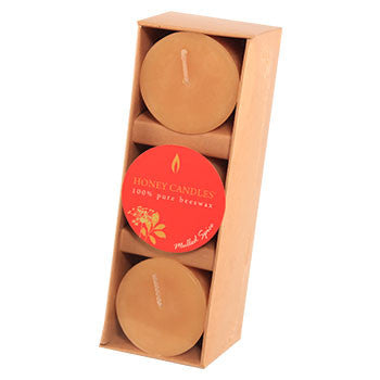 Honey Candles - Essential Votives Candles scented with essential oils Pack of 3 by Honey Candles - Ebambu.ca natural health product store - free shipping <59$