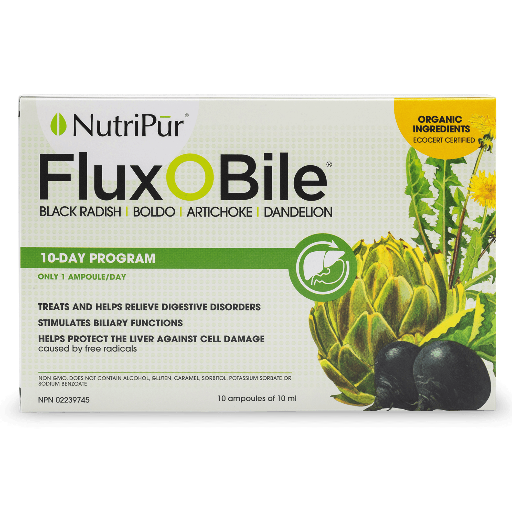 Fluxobile - Nutripur - Body clean - liver detox - 100% organic - water extraction
