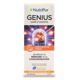 Genius Adulte - Nutripur - Mémoire et concnetration - TDAH/TDA adult - Déterioration cognitive