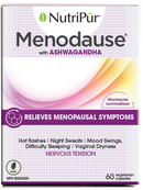 Menodause - with ashagandha - relieves menopausal symptoms - hormone stabiliser - hot flashes - night sweats - mood swings - difficulty sleeping - vaginal dryness - nervous tension