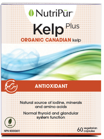 Kelp Plus - Nutripur - Antioxidnat - source of iodine, mineral and AA - normal thyroid and glandular system function - ORGANIC CANADIAN kelp