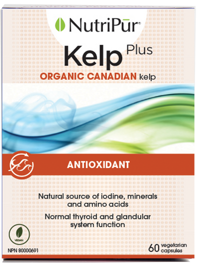 Kelp Plus - Nutripur - Antioxidnat - source of iodine, mineral and AA - normal thyroid and glandular system function - ORGANIC CANADIAN kelp