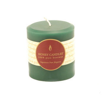 Honey Candles - Round Pillars - 13 colours by Honey Candles - Ebambu.ca natural health product store - free shipping <59$ 