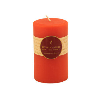 Honey Candles - Round Pillars - 13 colours by Honey Candles - Ebambu.ca natural health product store - free shipping <59$ 