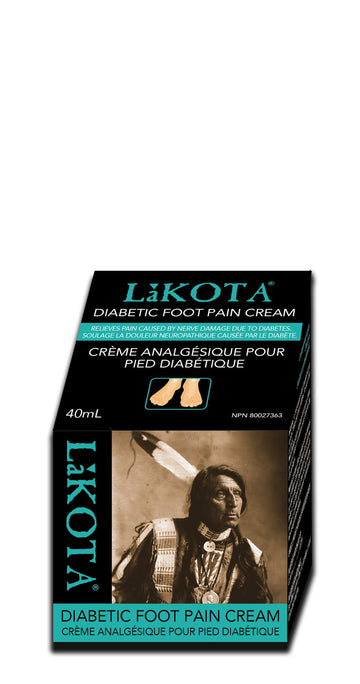 Lakota Diabetic Foot Pain Cream by Lakota - Ebambu.ca natural health product store - free shipping <59$ 