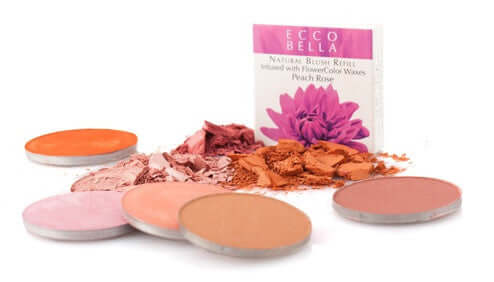 Ecco Bella Flower Color Blush - 6 colours by Ecco Bella - Ebambu.ca natural health product store - free shipping <59$ 